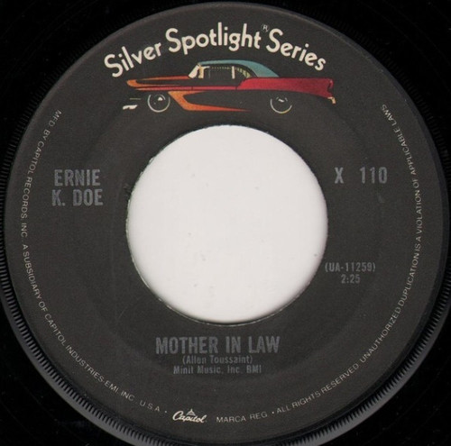 Ernie K. Doe* / The Majors - Mother In Law / A Wonderful Dream (7", RE)