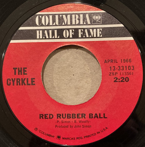 The Cyrkle - Red Rubber Ball / Turn-Down Day (7", RE, Ter)