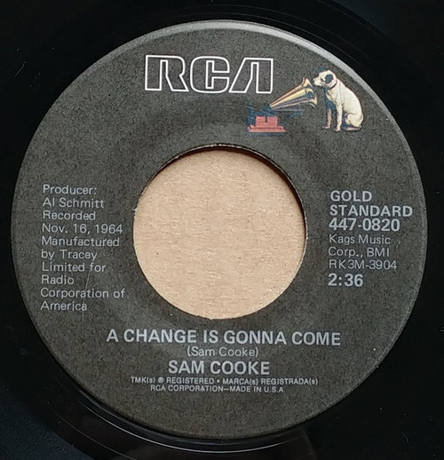 Sam Cooke - A Change Is Gonna Come / Sad Mood (7", RE)