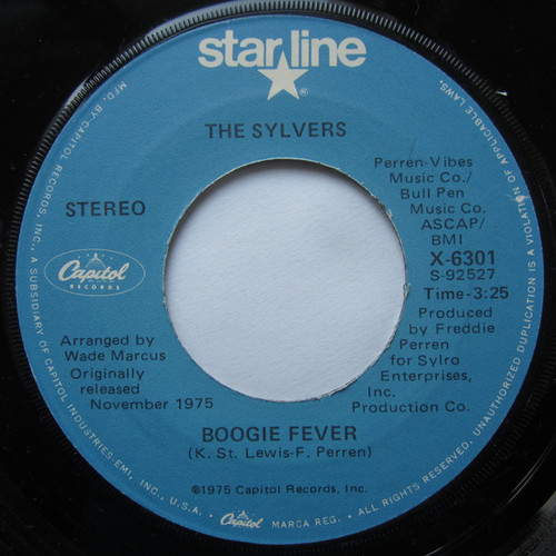 The Sylvers - Boogie Fever / Hot Line (7", RE)