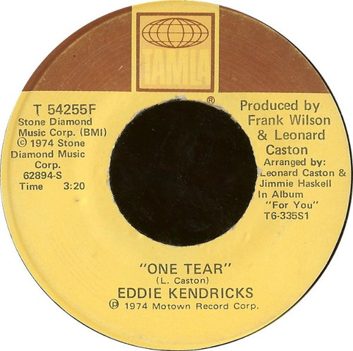 Eddie Kendricks - One Tear / The Thin Man (7", Single)