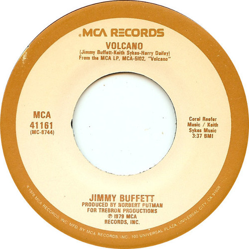 Jimmy Buffett - Volcano (7", Single)