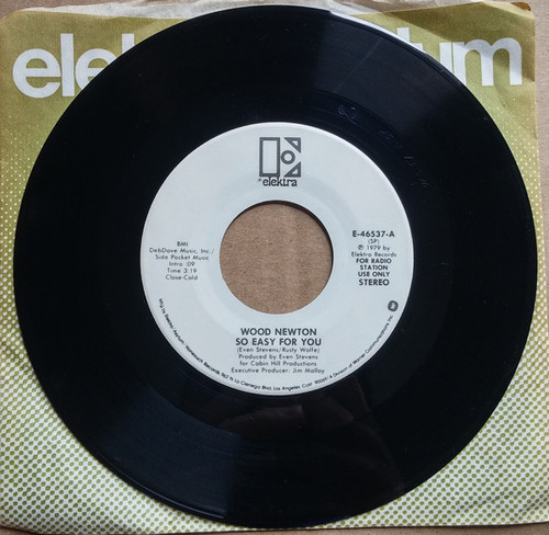 Wood Newton - So Easy For You / Love The Hurt Away (7", Single, Promo)