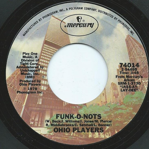 Ohio Players - Funk-O-Nots / Sleepwalkin' (7", Single, Styrene)