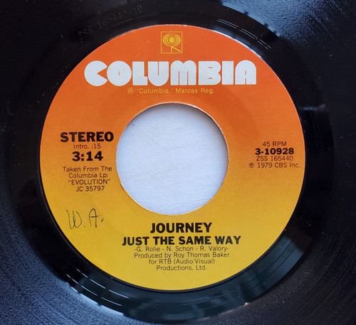 Journey - Just The Same Way (7", Single, Ter)