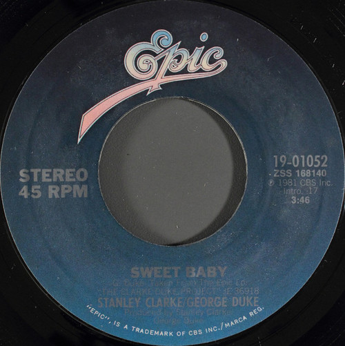 Stanley Clarke/George Duke - Sweet Baby (7", Single, Styrene)