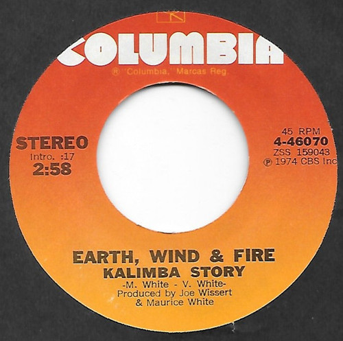 Earth, Wind & Fire - Kalimba Story (7", Single)