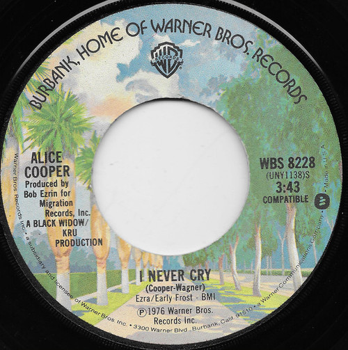 Alice Cooper (2) - I Never Cry (7", Single, Los)