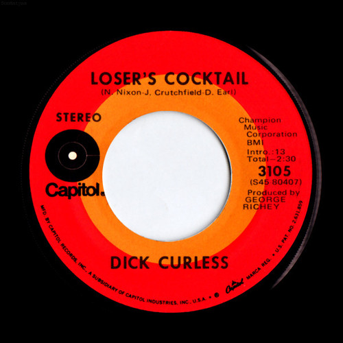 Dick Curless - Loser's Cocktail (7", Single)