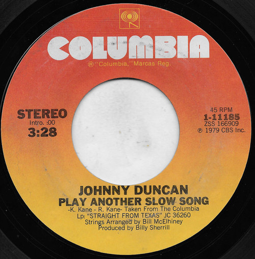 Johnny Duncan (3) - Play Another Slow Song (7", Single, Ter)