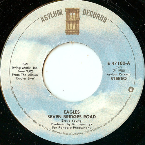 Eagles - Seven Bridges Road / The Long Run (7", Single, Spe)