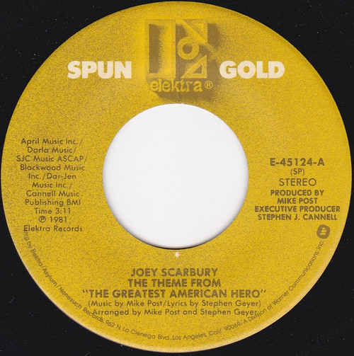 Joey Scarbury / Mike Post - The Theme From "The Greatest American Hero" / The Theme From Hill Street Blues (7", Single)