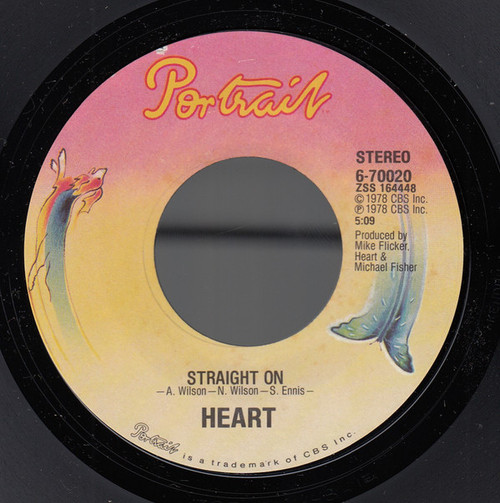Heart - Straight On (7", Single, Styrene, San)