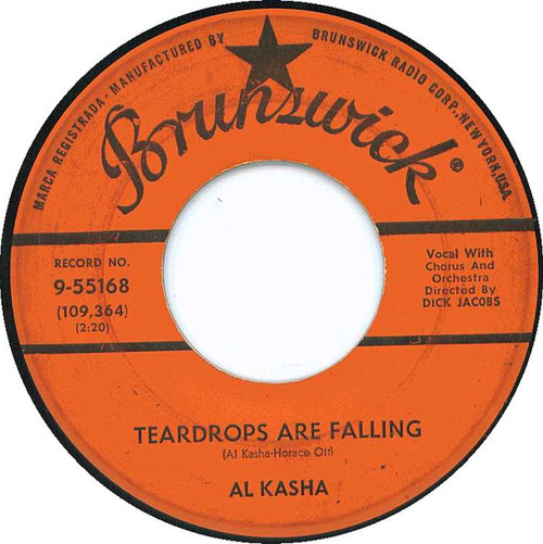 Al Kasha - Teardrops Are Falling (7")