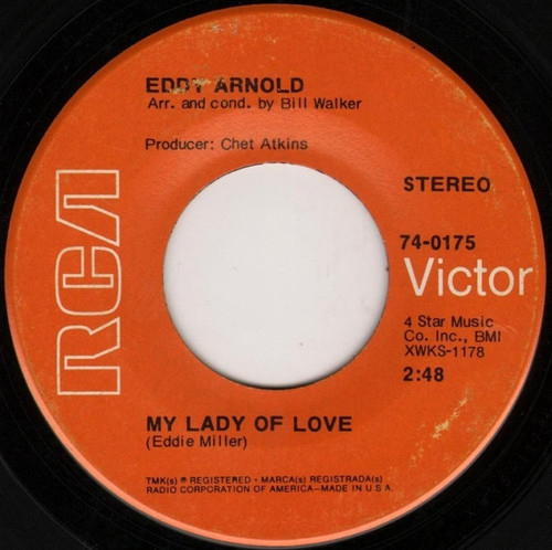 Eddy Arnold - But For Love (7", Single, Roc)