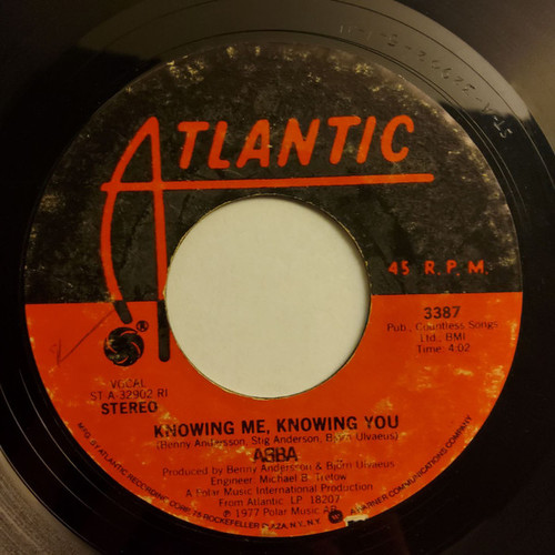ABBA - Knowing Me, Knowing You (7", Single, Styrene, RI)