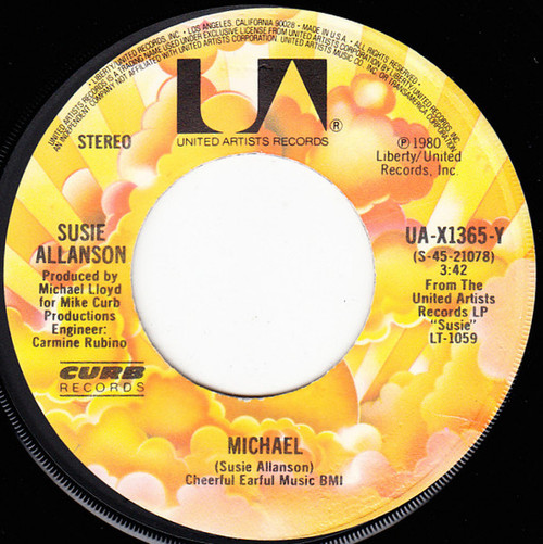Susie Allanson - Michael / While I Was Makin' Love To You (7", Single)