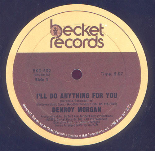 Denroy Morgan - I'll Do Anything For You (12", Single) Denroy Morgan - I'll Do Anything For You (12", Single)