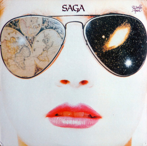 Saga (3) - Worlds Apart (LP, Album, RE, Car)