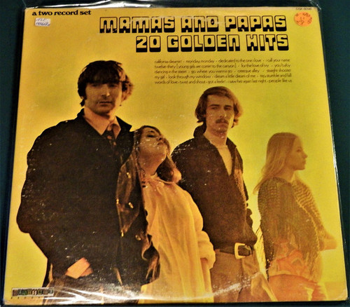 The Mamas & The Papas - 20 Golden Hits (2xLP, Comp, Club,  Ga)