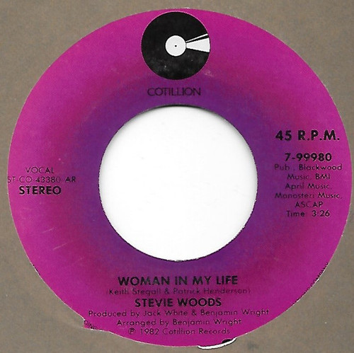 Stevie Woods - Woman In My Life / One Love To Live (7")