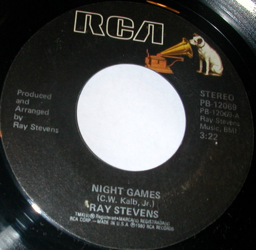 Ray Stevens - Night Games (7", Single, Styrene, Ind)