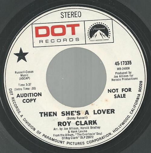 Roy Clark - Then She's A Lover / Say Amen (7", Single, Promo)