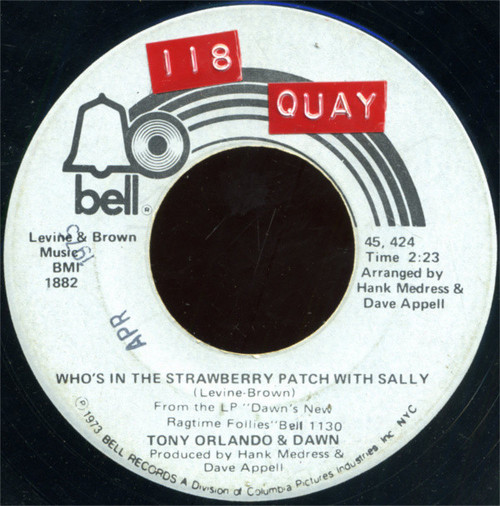 Tony Orlando And Dawn (5) - Whos In The Strawberry Patch With Sally / Ukulele Man (7", Single)