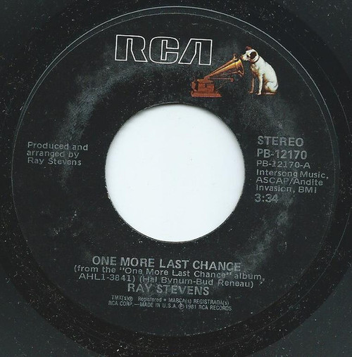 Ray Stevens - One More Last Chance (7", Single)