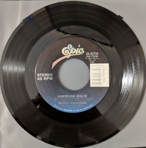 Merle Haggard - American Waltz / The Farmer's Daughter (7")