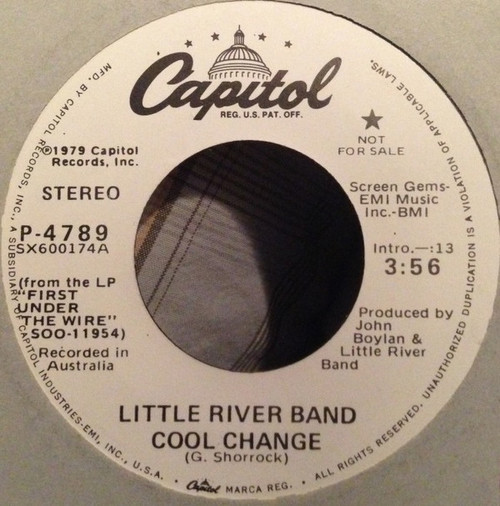 Little River Band - Cool Change (7", Promo)
