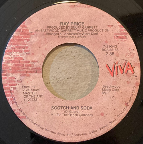 Ray Price - Scotch and Soda / I Love you Eyes (7", Single) Ray Price - Scotch and Soda / I Love you Eyes (7", Single)