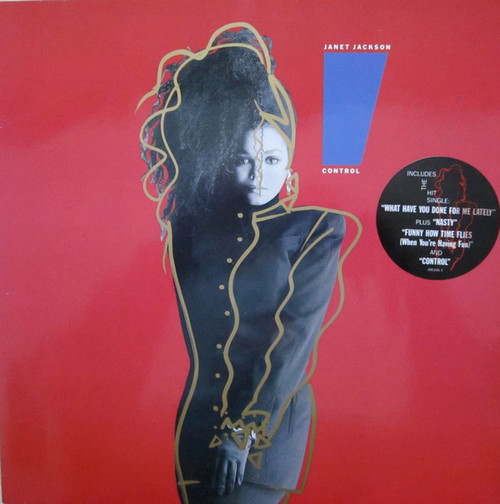 Janet Jackson - Control (LP, Album, Whi)