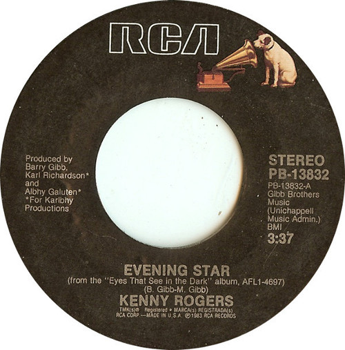 Kenny Rogers - Evening Star / Midsummer Nights (7", Single, Styrene)