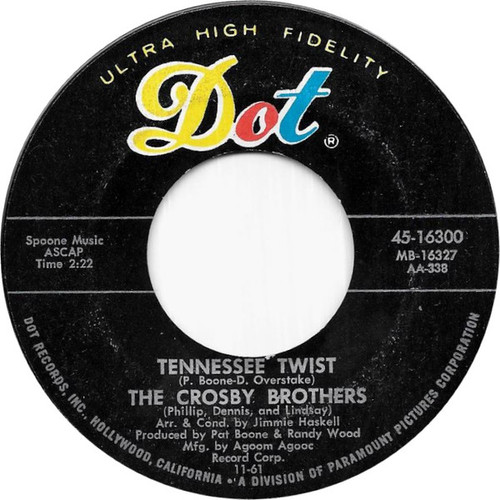 The Crosby Brothers - Tennessee Twist (7")