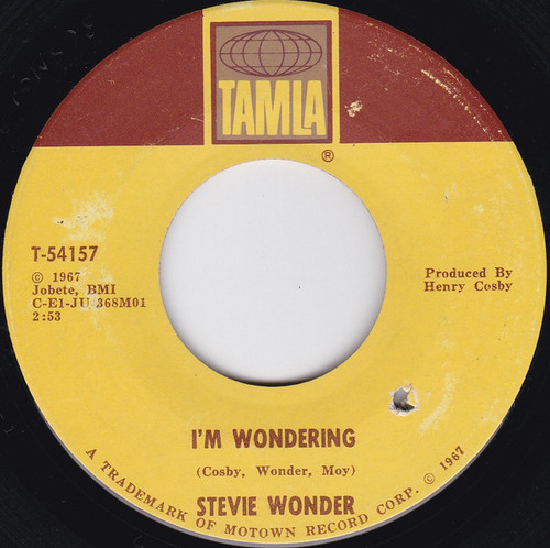 Stevie Wonder - I'm Wondering / Every Time I See You I Go Wild (7", Single, ARP)