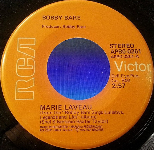 Bobby Bare - Marie Laveau (7", Single, Ind)