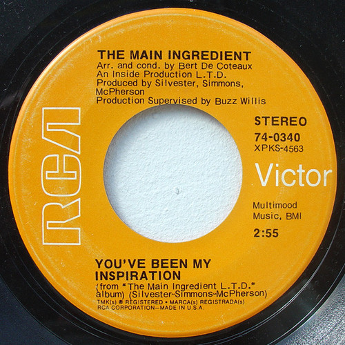 The Main Ingredient - You've Been My Inspiration (7", Single)