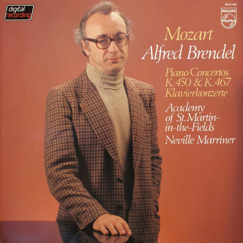 Mozart*, Alfred Brendel, Academy  Of St. Martin-in-the-Fields*, Neville Marriner* - Piano Concertos K. 450 & K. 467 Klavierkonzerte (LP)