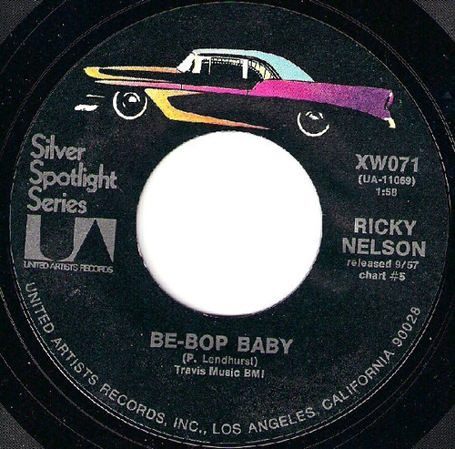 Ricky Nelson (2) - Be-Bop Baby / Stood Up (7", Single, RE, Styrene) Ricky Nelson (2) - Be-Bop Baby / Stood Up (7", Single, RE, Styrene)