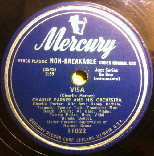 Charlie Parker And His Orchestra - Visa / Passport (10", Mer) Charlie Parker And His Orchestra - Visa / Passport (10", Mer)