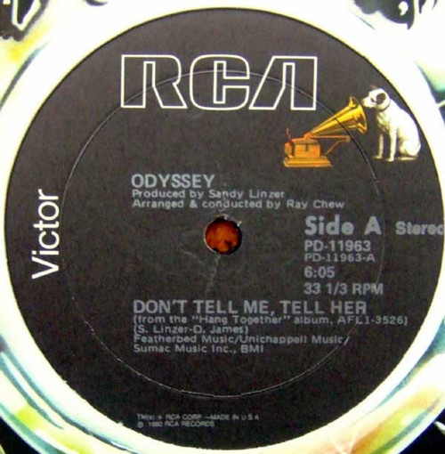 Odyssey (2) - Don't Tell Me, Tell Her / Use It Up And Wear It Out (12", Single) Odyssey (2) - Don't Tell Me, Tell Her / Use It Up And Wear It Out (12", Single)