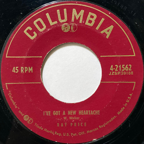 Ray Price - I've Got A New Heartache (7", Mono, Styrene) Ray Price - I've Got A New Heartache (7", Mono, Styrene)