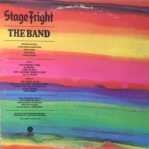 The Band - Stage Fright (LP, Album, Club)