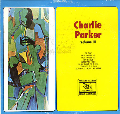 Charlie Parker - Charlie Parker Volume III (LP, Comp)