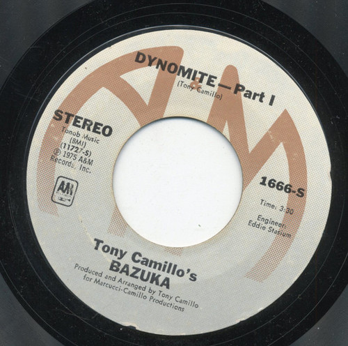 Tony Camillo's Bazuka - Dynomite (7", Single, Styrene, Pit)