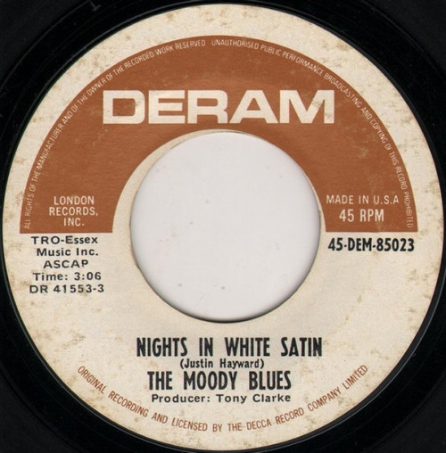 The Moody Blues - Nights In White Satin / Cities (7", Single, Styrene, Ter) The Moody Blues - Nights In White Satin / Cities (7", Single, Styrene, Ter)