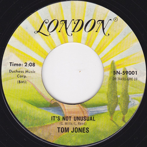 Tom Jones - It's Not Unusual (7", Single, RE) Tom Jones - It's Not Unusual (7", Single, RE)