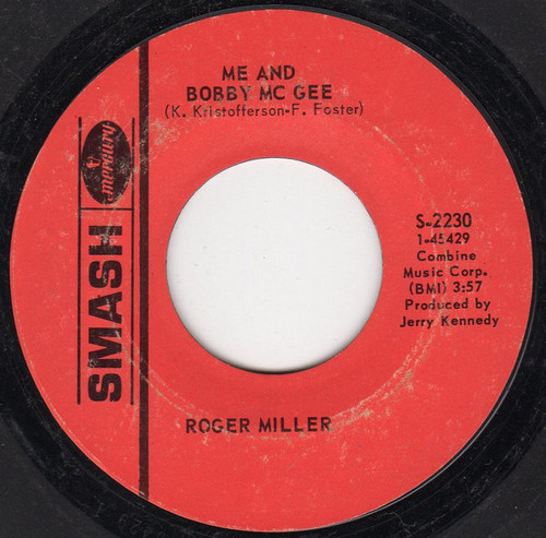 Roger Miller - Me And Bobby McGee (7")
