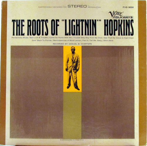"Lightnin'" Hopkins* - The Roots Of Lightnin' Hopkins (LP, Album, RE)